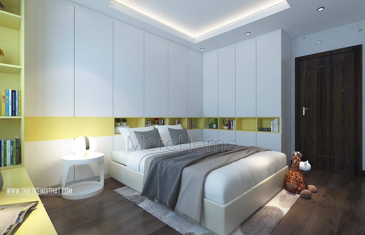 Thiết kế nội thất hiện đại tại chung cư Ngoại Giao Đoàn, HN